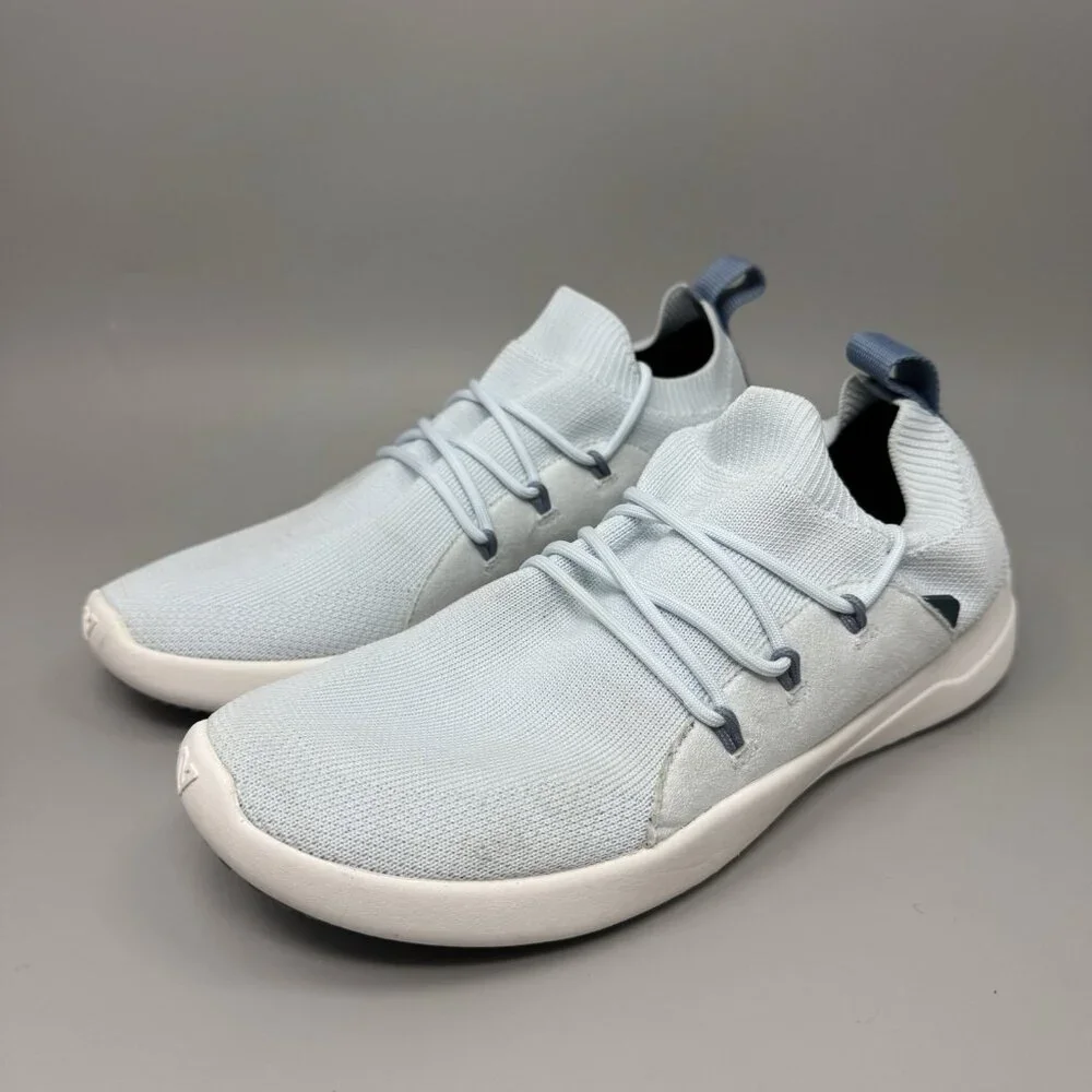 Vessi Cityscape Classic Shoes Womens 9 Blue Athletic Comfort Knit Sneakers
